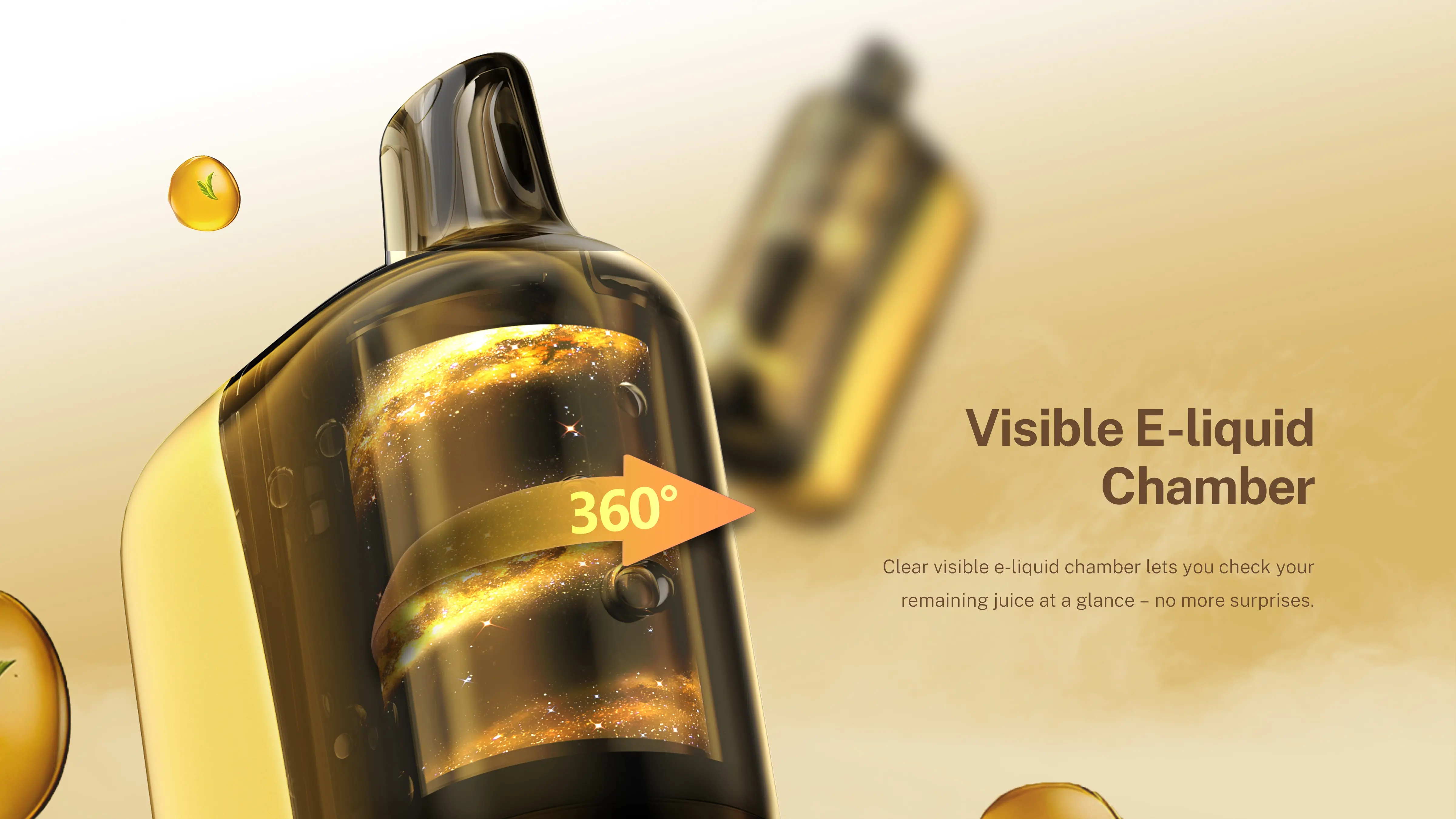 ALIBARBAR SWIRL - Visible E-liquid Chamber