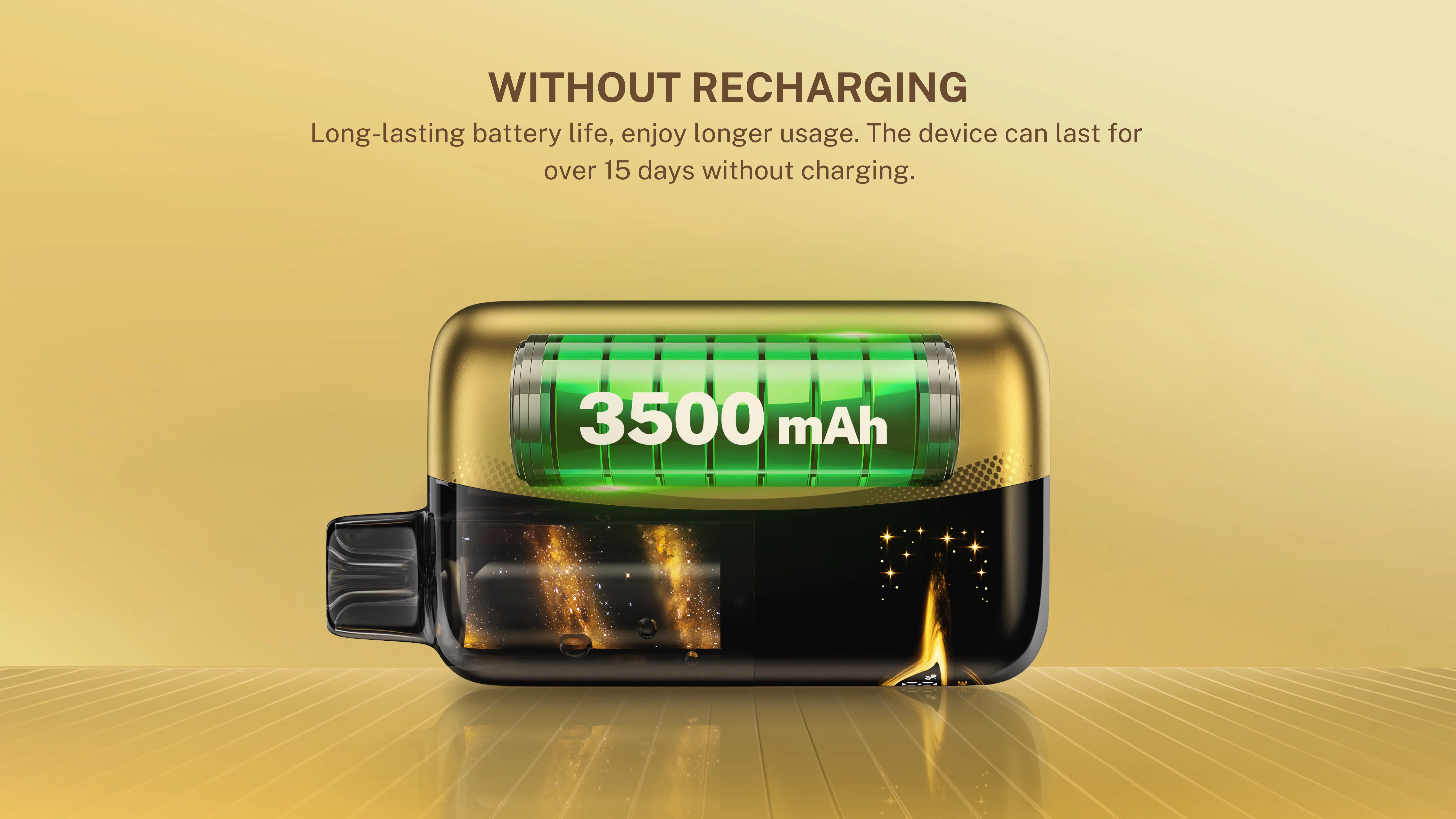 ALIBARBAR SWIRL 3500mAh Battery - Up to 15 Days